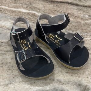 Saltwater Surfer Kids Sandals  Navy 7